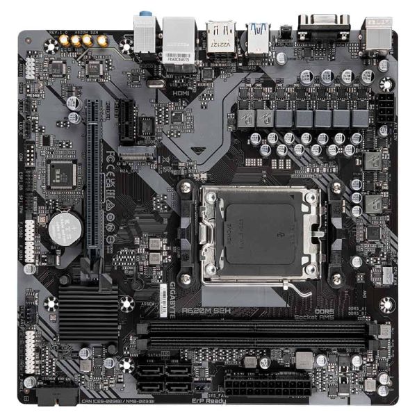 GIGABYTE A620M S2H moederbord AMD A620 Socket AM5 micro ATX (A620M S2H)