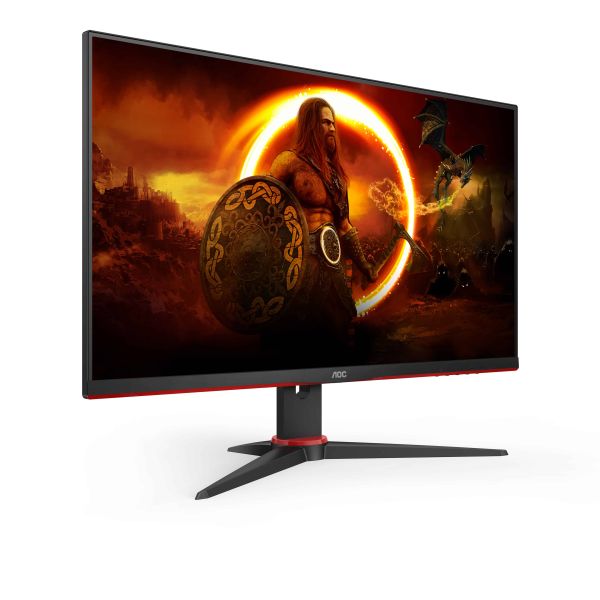 AOC G2 24G2SPAE/BK LED display 60,5 cm (23.8") 1920 x 1080 Pixels Full HD Zwart, Rood (24G2SPAE/BK)