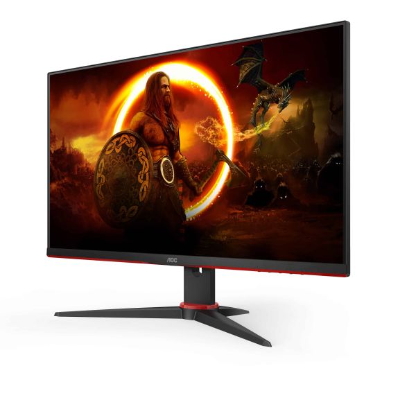 AOC G2 24G2SPAE/BK LED display 60,5 cm (23.8") 1920 x 1080 Pixels Full HD Zwart, Rood (24G2SPAE/BK)