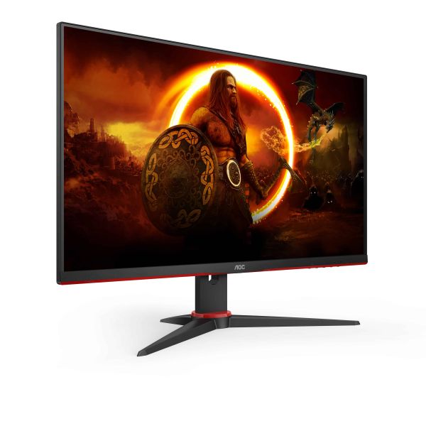 AOC G2 24G2ZE/BK LED display 60,5 cm (23.8") 1920 x 1080 Pixels Full HD Zwart, Rood (24G2ZE/BK)