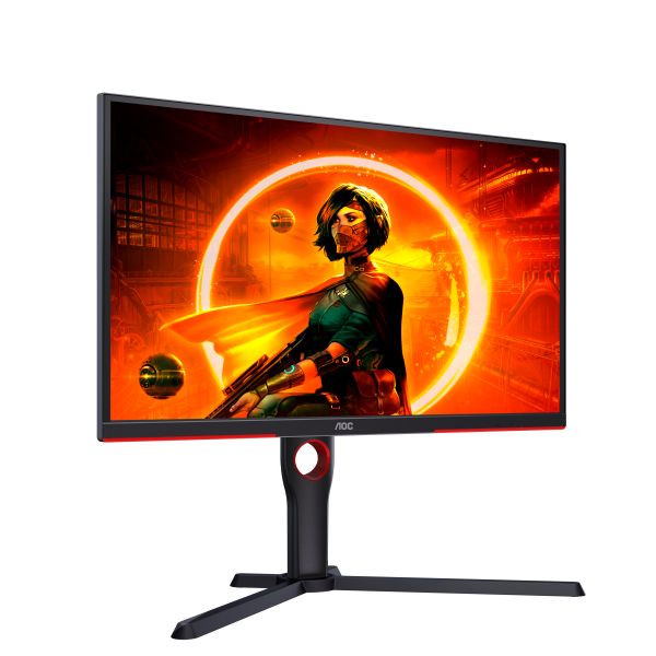AOC G3 25G3ZM/BK computer monitor 62,2 cm (24.5") 1920 x 1080 Pixels Full HD Zwart, Rood (25G3ZM/BK)