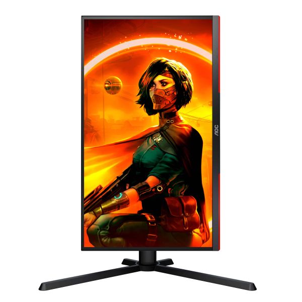 AOC G3 25G3ZM/BK computer monitor 62,2 cm (24.5") 1920 x 1080 Pixels Full HD Zwart, Rood (25G3ZM/BK)