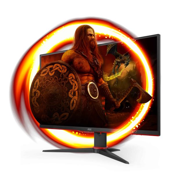 AOC 27G2SAE/BK computer monitor 68,6 cm (27") 1920 x 1080 Pixels Full HD LED Zwart, Rood (27G2SAE/BK)
