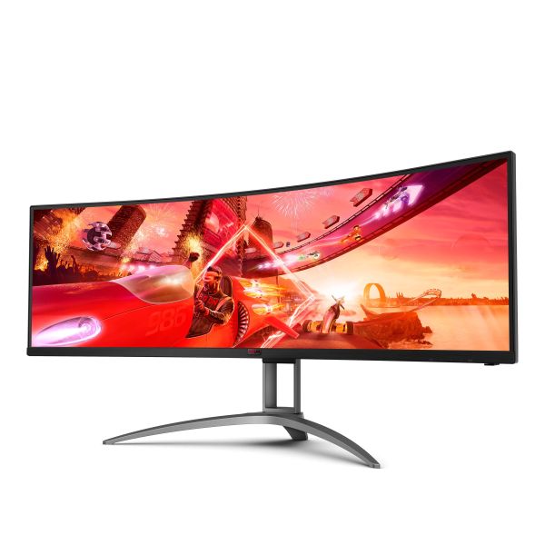 AOC B2 AG493UCX2 computer monitor 124 cm (48.8") 5120 x 1440 Pixels Quad HD LED Zwart (AG493UCX2)