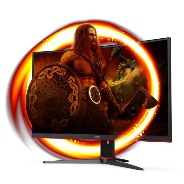 AOC G2 C24G2AE/BK computer monitor 59,9 cm (23.6") 1920 x 1080 Pixels Full HD LED Zwart, Rood (C24G2AE/BK)