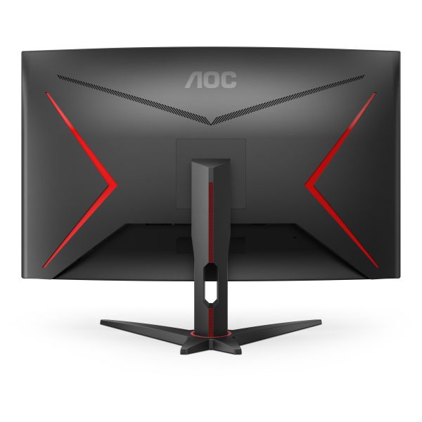 AOC G2 C32G2ZE/BK computer monitor 80 cm (31.5") 1920 x 1080 Pixels Full HD LED Zwart, Rood (C32G2ZE/BK)