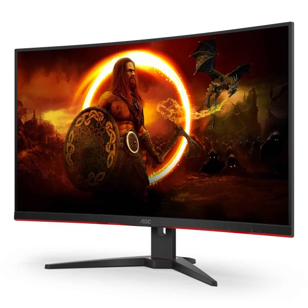 AOC G2 C32G2ZE/BK computer monitor 80 cm (31.5") 1920 x 1080 Pixels Full HD LED Zwart, Rood (C32G2ZE/BK) AOC G2 C32G2ZE/BK computer monitor 80 cm (31.5") 1920 x 1080 Pixels Full HD LED Zwart, Rood (C32G2ZE/BK)
