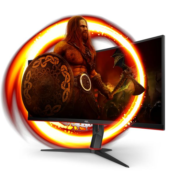 AOC G2 CU34G2X/BK computer monitor 86,4 cm (34") 3440 x 1440 Pixels Quad HD LED Zwart, Rood (CU34G2X/BK) AOC G2 CU34G2X/BK computer monitor 86,4 cm (34") 3440 x 1440 Pixels Quad HD LED Zwart, Rood (CU34G2X/BK)