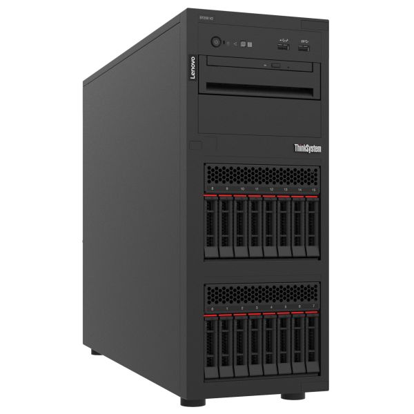 Lenovo ThinkSystem ST250 V2 server Tower Intel Xeon E E-2356G 3,2 GHz 32 GB DDR4-SDRAM 750 W (7D8FA01LEA)