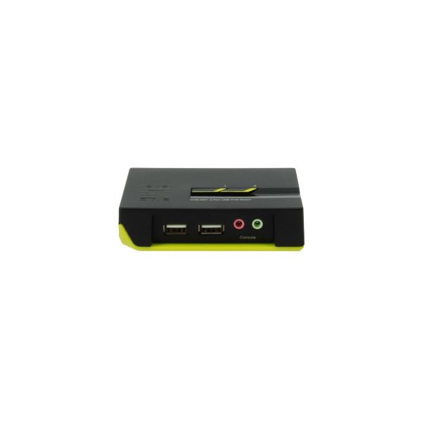 LevelOne KVM-0221 KVM-switch Zwart, Groen (590221)