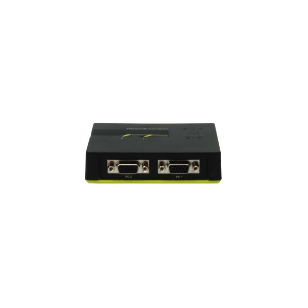 LevelOne KVM-0221 KVM-switch Zwart, Groen (590221)