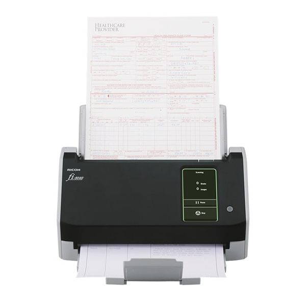Ricoh fi-8040 ADF-/handmatige invoer scanner 600 x 600 DPI A4 Zwart, Grijs (PA03836-B001)