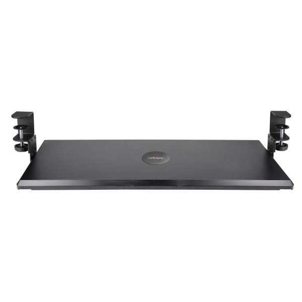 StarTech.com Uitschuifbare Toetsenbordlade voor onder Bureaublad, Ergonomische Keyboard Tray met Bureauklem, Tot 12kg, Uittrekbare Plank voor Toetsenbord/Muis, In Hoogte Verstelbaar (10/12/14cm) (KEYBOARD-TRAY-CLAMP1)