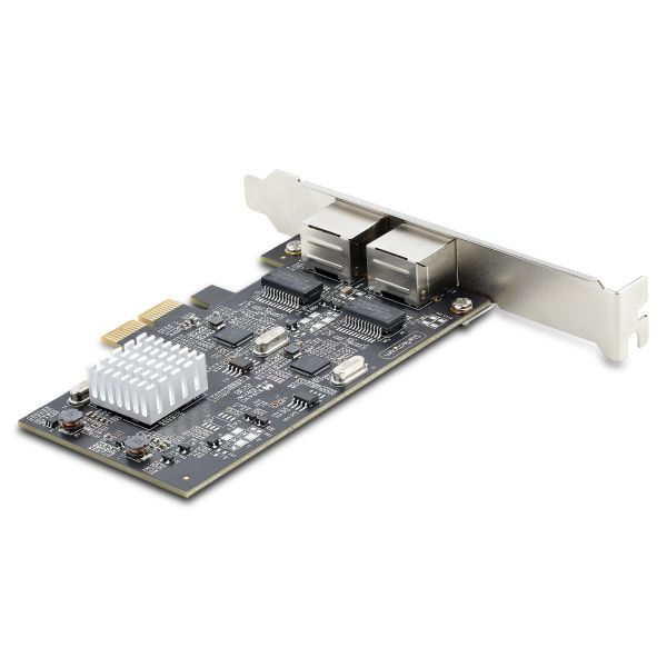 StarTech.com 2-Port 2.5Gbps NBASE-T PCIe Netwerkkaart, Intel I225-V, Dual-Port Computer Ethernet Adapter, Multi-Gigabit NIC, PCI Express Server LAN Kaart, Desktop Ethernet Interface (PR22GI-NETWORK-CARD) StarTech.com 2-Port 2.5Gbps NBASE-T PCIe Netwerkkaart, Intel I225-V, Dual-Port Computer Ethernet Adapter, Multi-Gigabit NIC, PCI Express Server LAN Kaart, Desktop Ethernet Interface (PR22GI-NETWORK-CARD)