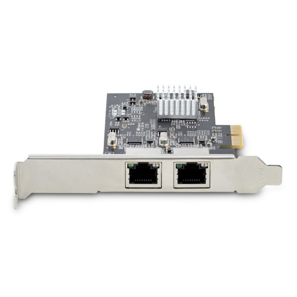 StarTech.com 2-Port 2.5Gbps NBASE-T PCIe Netwerkkaart, Intel I225-V, Dual-Port Computer Ethernet Adapter, Multi-Gigabit NIC, PCI Express Server LAN Kaart, Desktop Ethernet Interface (PR22GI-NETWORK-CARD) StarTech.com 2-Port 2.5Gbps NBASE-T PCIe Netwerkkaart, Intel I225-V, Dual-Port Computer Ethernet Adapter, Multi-Gigabit NIC, PCI Express Server LAN Kaart, Desktop Ethernet Interface (PR22GI-NETWORK-CARD)