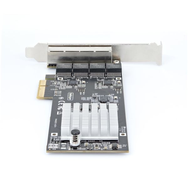 StarTech.com 4-Port 2.5Gbps NBASE-T PCIe Netwerkkaart, Intel I225-V, Quad-Port Computer Ethernet Adapter, Multi-Gigabit NIC, PCI Express Server LAN Kaart, Desktop Ethernet Interface (PR42GI-NETWORK-CARD) StarTech.com 4-Port 2.5Gbps NBASE-T PCIe Netwerkkaart, Intel I225-V, Quad-Port Computer Ethernet Adapter, Multi-Gigabit NIC, PCI Express Server LAN Kaart, Desktop Ethernet Interface (PR42GI-NETWORK-CARD)