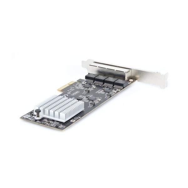 StarTech.com 4-Port 2.5Gbps NBASE-T PCIe Netwerkkaart, Intel I225-V, Quad-Port Computer Ethernet Adapter, Multi-Gigabit NIC, PCI Express Server LAN Kaart, Desktop Ethernet Interface (PR42GI-NETWORK-CARD) StarTech.com 4-Port 2.5Gbps NBASE-T PCIe Netwerkkaart, Intel I225-V, Quad-Port Computer Ethernet Adapter, Multi-Gigabit NIC, PCI Express Server LAN Kaart, Desktop Ethernet Interface (PR42GI-NETWORK-CARD)