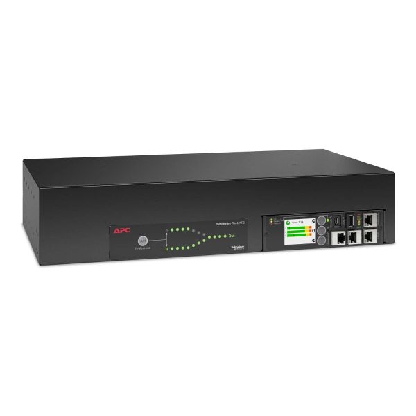 APC AP4424A - Automatic Transfer Switch, (16x) C13 + (2x) C19, 7680W, Rack mountable (AP4424A)