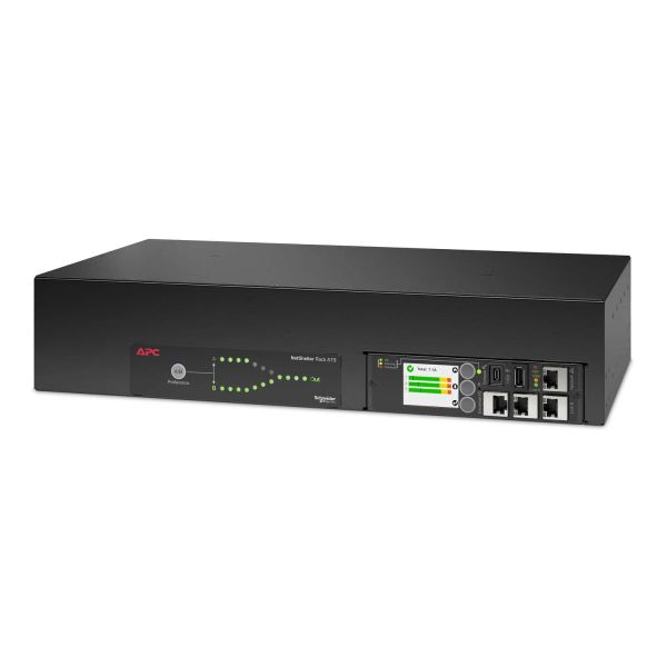 APC AP4424A - Automatic Transfer Switch, (16x) C13 + (2x) C19, 7680W, Rack mountable (AP4424A)