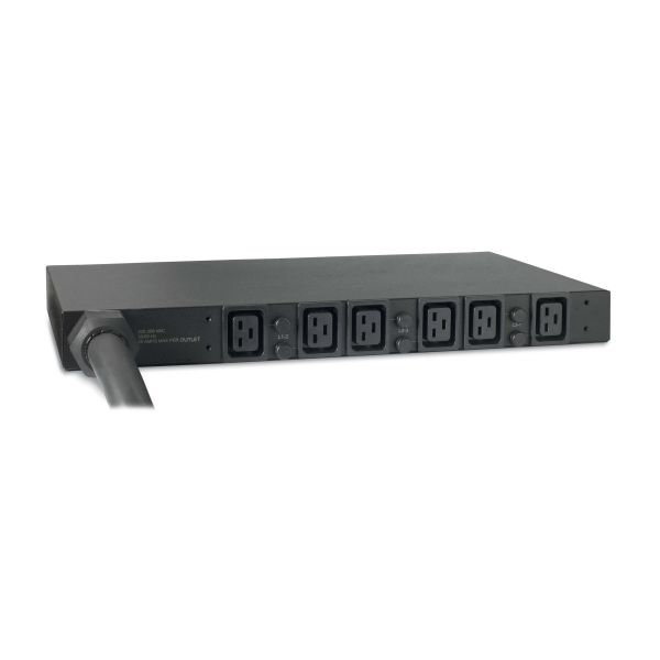 APC Rack PDU, Basic, 1U, 32A, 400V, (6x) C19, IEC 309 32A 3Fase stekker (AP7526)