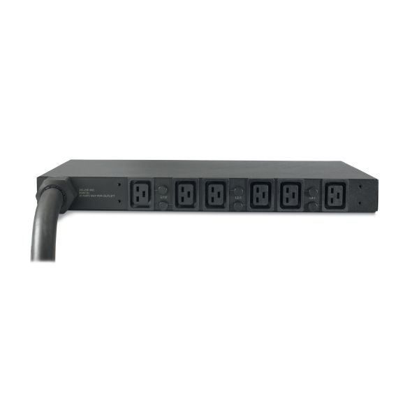 APC Rack PDU, Basic, 1U, 32A, 400V, (6x) C19, IEC 309 32A 3Fase stekker (AP7526) APC Rack PDU, Basic, 1U, 32A, 400V, (6x) C19, IEC 309 32A 3Fase stekker (AP7526)