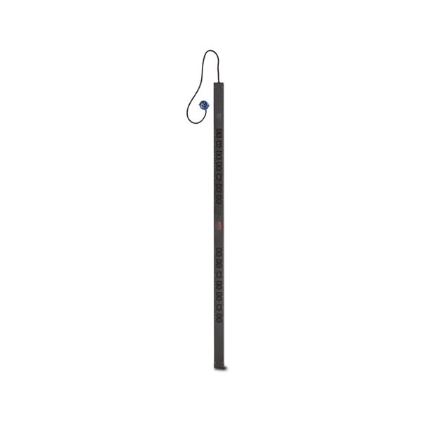 APC Rack PDU, Basic, ZeroU, 16A, 230V, (20x) C13 & (4x) C19, IEC 309 16A stekker (AP7551)
