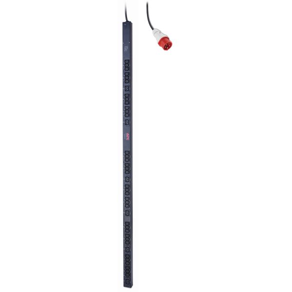 APC Rack PDU, Basic, ZeroU, 16A, 400V, (36x) C13 & (6x) C19, IEC 309 16A 3Fase stekker (AP7557)