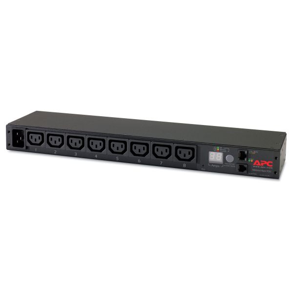 APC Rack PDU AP7821B, Metered, 0U/1U, 16A, 230V,(8x) C13, C20 stekker (AP7821B)