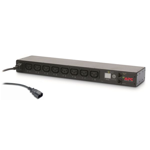 APC Rack PDU AP7920B, Switched, 0U/1U, 10A, 230V, (8x) C13, C14 stekker (AP7920B)