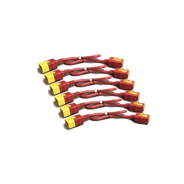 APC AP8714SX340 electriciteitssnoer Rood 1,2 m C19 stekker C20 stekker (AP8714SX340)