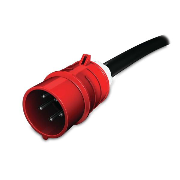 APC Rack PDU, Metered, ZeroU, 16A, 400V, (36x) C13 & (6x) C19, IEC 309 16A 3Fase stekker (AP8881)