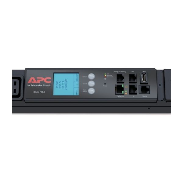 APC RACK PDU 2G/ METERED/ ZEROU 22.0KW32A 230V 30C13 energiedistributie 42 AC-uitgang(en) 0U Zwart (AP8886X657) APC RACK PDU 2G/ METERED/ ZEROU 22.0KW32A 230V 30C13 energiedistributie 42 AC-uitgang(en) 0U Zwart (AP8886X657)