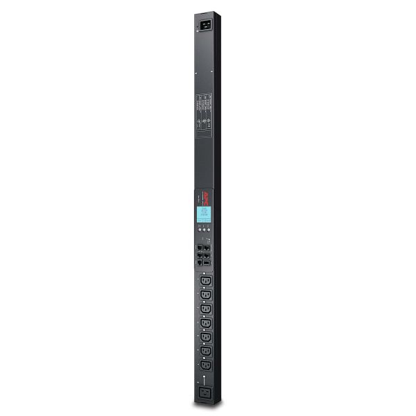 APC Rack PDU, Switched, ZeroU, 16A, 230V, (7x) C13 & (1x) C19, IEC 309 16A stekker (AP8958EU3)