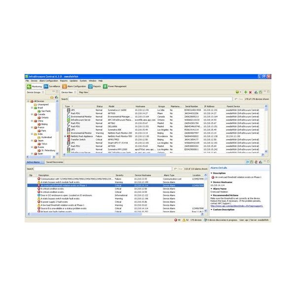 APC AP95100 StruxureWare Data Center Expert; 100 Node License Only (AP95100)