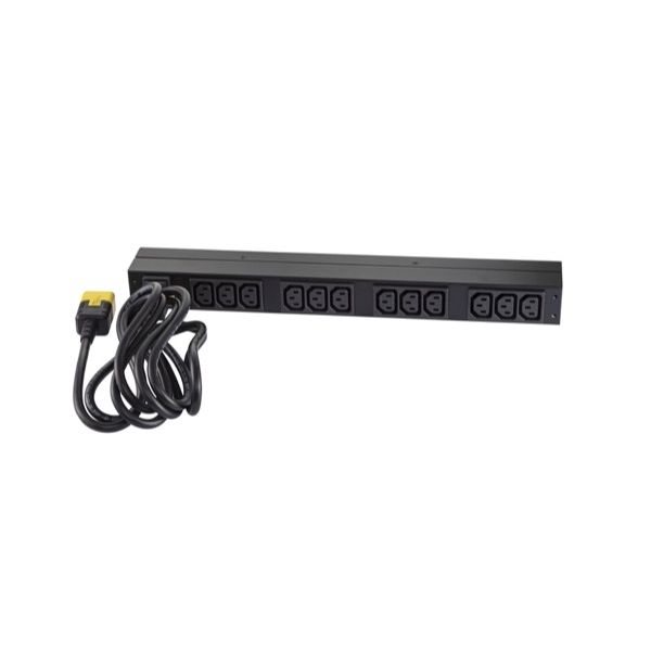 APC Rack PDU AP9565, Basic, 0U/1U, 16A, 230V, (12x) C13, C20 stekker (AP9565) 16/16 APC Rack PDU AP9565, Basic, 0U/1U, 16A, 230V, (12x) C13, C20 stekker (AP9565)