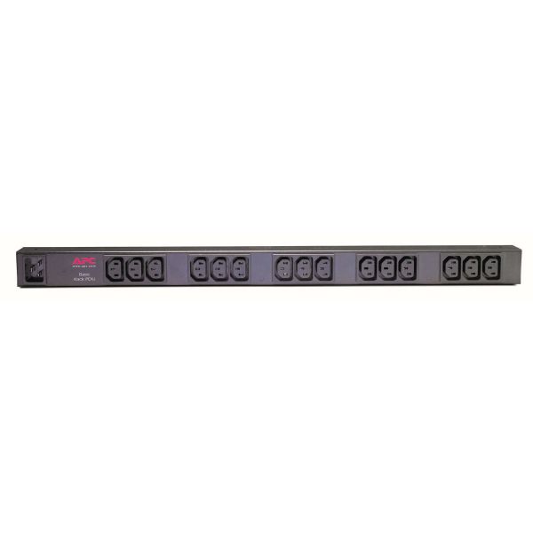 APC Rack PDU, Basic, ZeroU, 16A, 230V, (15x) C13, C20 stekker (AP9572)