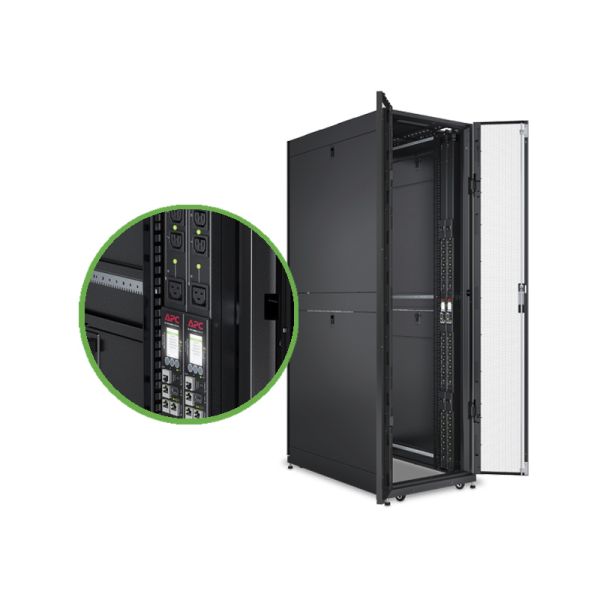 APC Rack PDU APDU9959EU3, Switched, 0U, 16A, 230V, (21x) C13 & (3x) C19, IEC309 + C20 stekker (APDU9959EU3)