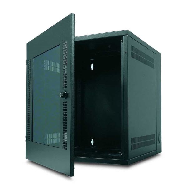APC NetShelter WX AR100 13U/HE hoog, 19inch Wandkast, Muurbevestiging, Glazen deur (AR100)