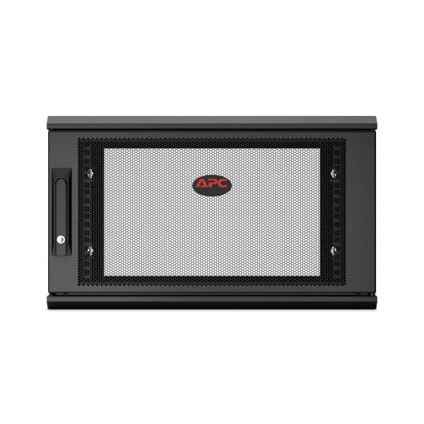 APC NetShelter WX AR106SH4, 6U/HE, 19inch Wandpatchkast, Geschikt voor muurbevestiging, Gemonteerd, 400mm diep (AR106SH4)