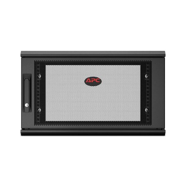 APC NetShelter WX AR106SH6, 6U/HE, 19inch Wandpatchkast, Geschikt voor muurbevestiging, Gemonteerd, 600mm diep (AR106SH6)
