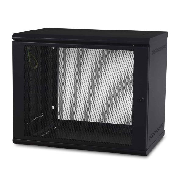 APC AR109 NetShelter WX 9U/HE, 19inch Wandpatchkast, Geschikt voor muurbevestiging, 400MM diep, Ongemonteerd (AR109)
