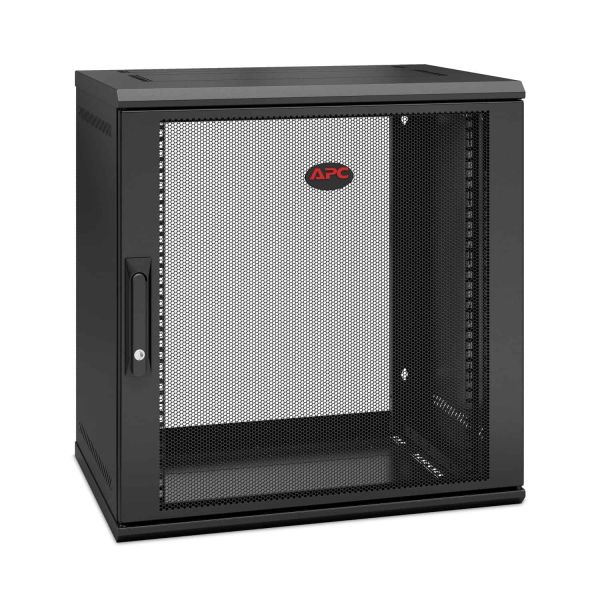 APC NetShelter WX AR112SH4 12U/HE, 19inch Wandpatchkast, Geschikt voor muurbevestiging, 400MM diep, Gemonteerd (AR112SH4)