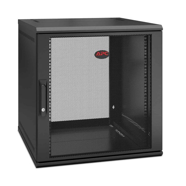 APC NetShelter WX, AR112SH6 12U/HE, 19inch Wandpatchkast, Geschikt voor muurbevestiging, 600MM diep, Gemonteerd (AR112SH6)