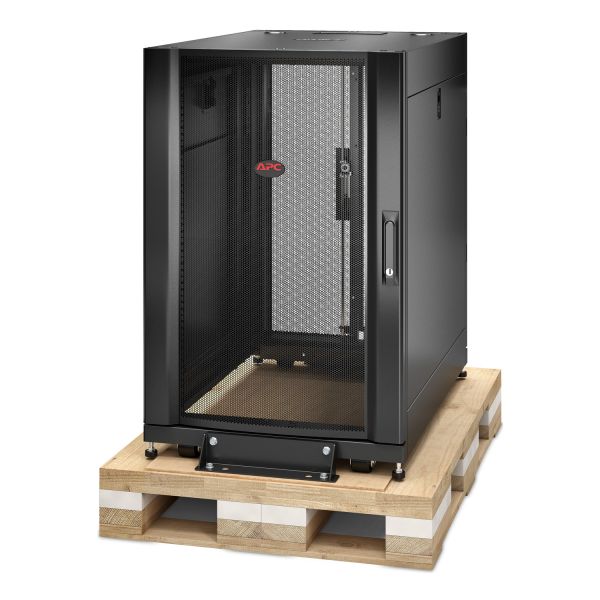 APC NetShelter SX 18U Server Rack Enclosure 600mm x 900mm w/ Sides Black Shock Packaging (AR3006SP)