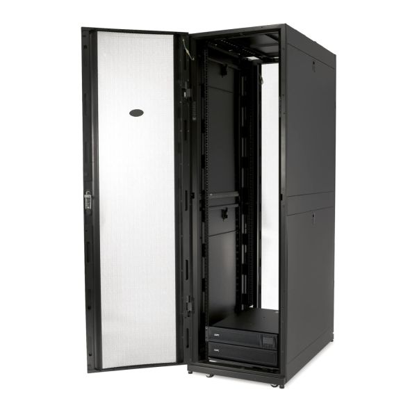 APC NetShelter SX 42U 600mm(b) x 1070mm(d) 19" IT rack, behuizing zonder achterdeuren, zwart (AR3100HACS)