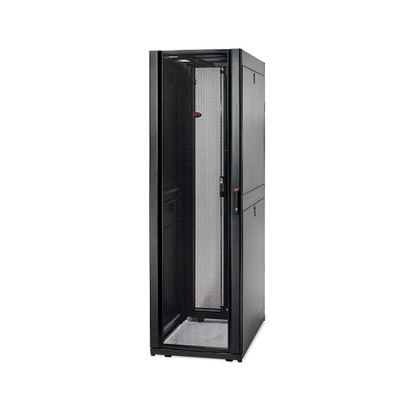 APC NetShelter SX 42U 600mm(b) x 1070mm(d) 19" IT rack, behuizing met zijpanelen, zwart, Shock Packaging (AR3100SP)