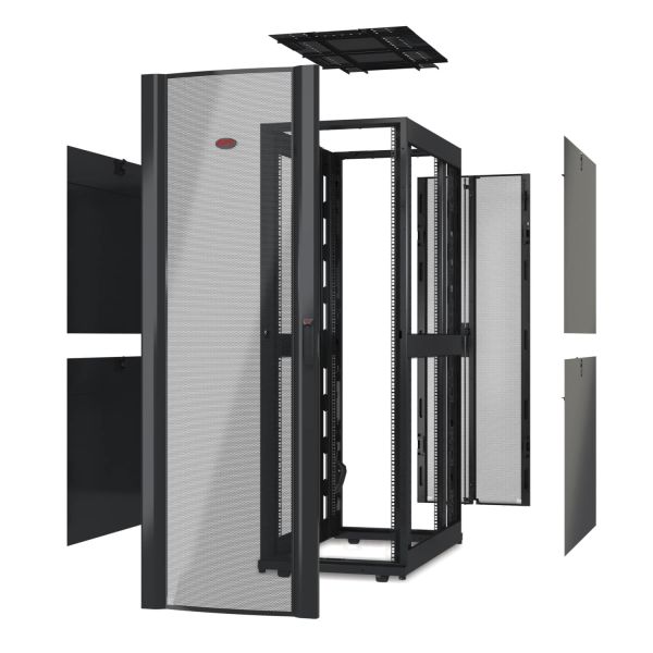 APC NetShelter SX 42U 600mm(b) x 1070mm(d) 19" IT rack, behuizing zonder deuren, zwart (AR3100X610)