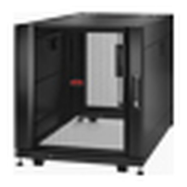 APC NetShelter SX 12U Server Rack Enclosure 600mm x 1070mm w/ Sides Black Shock Packaging (AR3103SP)