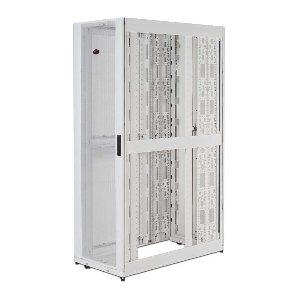 APC NetShelter SX 45U 600 mm breed x 1070 mm diep Behuizing met zijpanelen - wit (AR3105W)