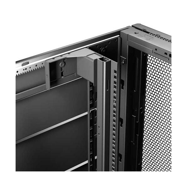 APC NetShelter SX 42U 750mm(b) x 1070mm(d) 19" IT rack, netwerkbehuizing met zijpanelen, zwart (AR3140)
